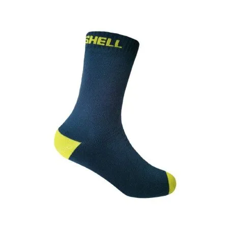 Уцененный товар Водонепроницаемые детские носки DexShell Ultra Thin Children Socks синий/желтый S (16-18 см)(Поврежденная упаковка)